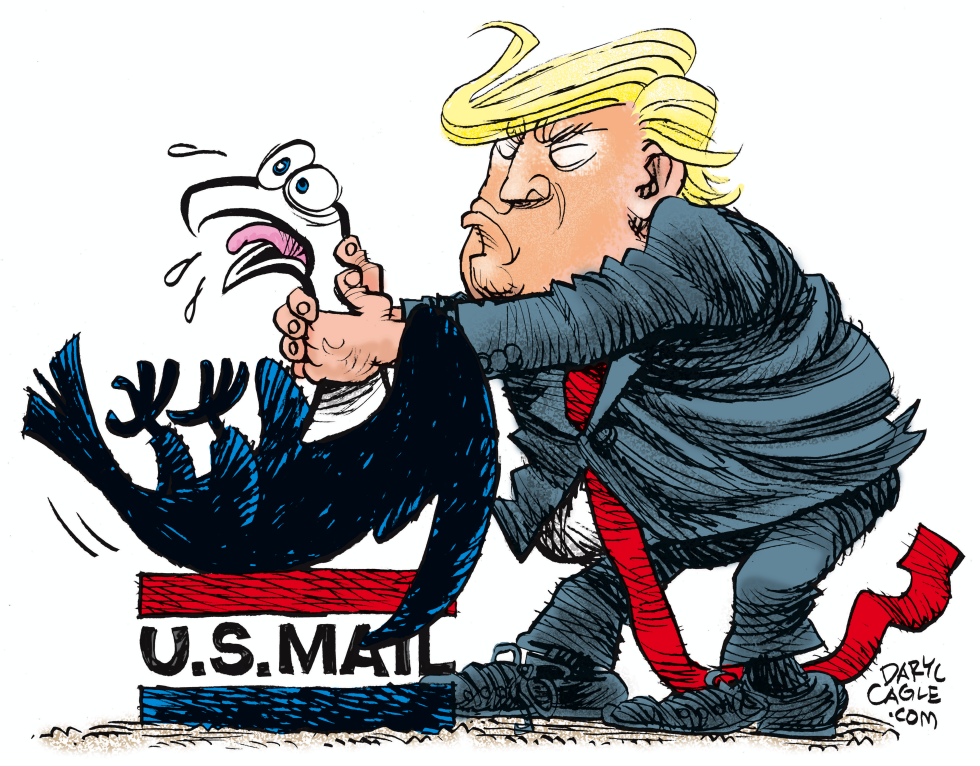 Trump Strangles U.S. Mail