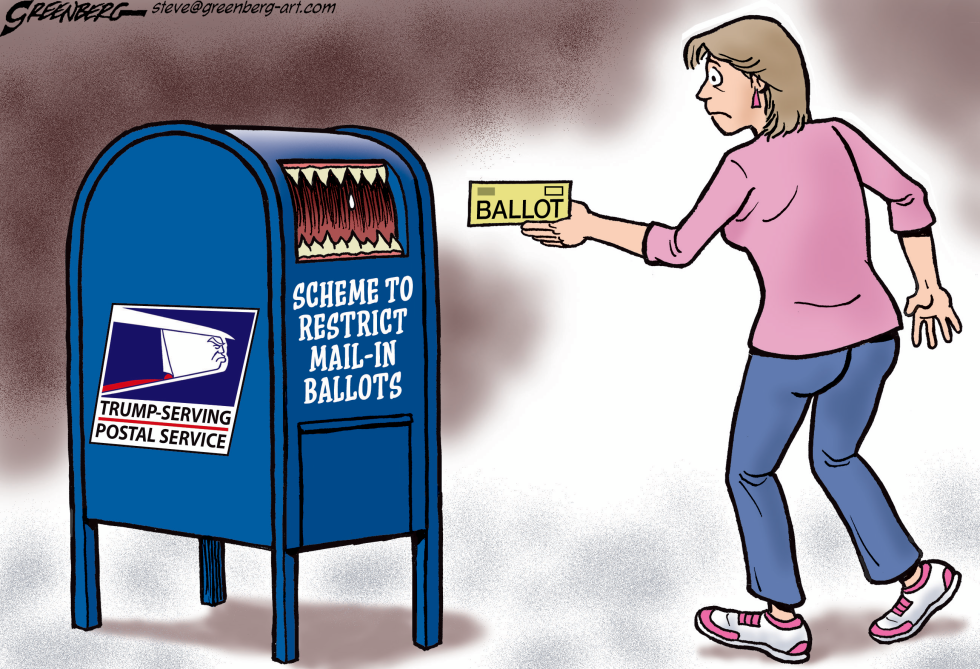 Trump-Aligned Postal Service Deploys Traps Against Mail-In Ballots