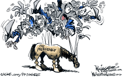 GOP HORSEMANSHIP by Milt Priggee