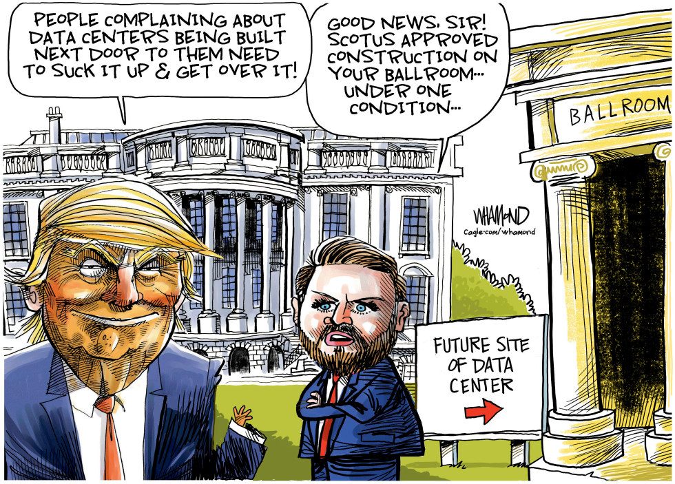Trump Ties White House Ballroom Project to Data Center Approval
