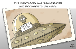 ALIEN CLAIMS FLAT EARTH AFTER PENTAGON UFO RELEASE by Plop and KanKr