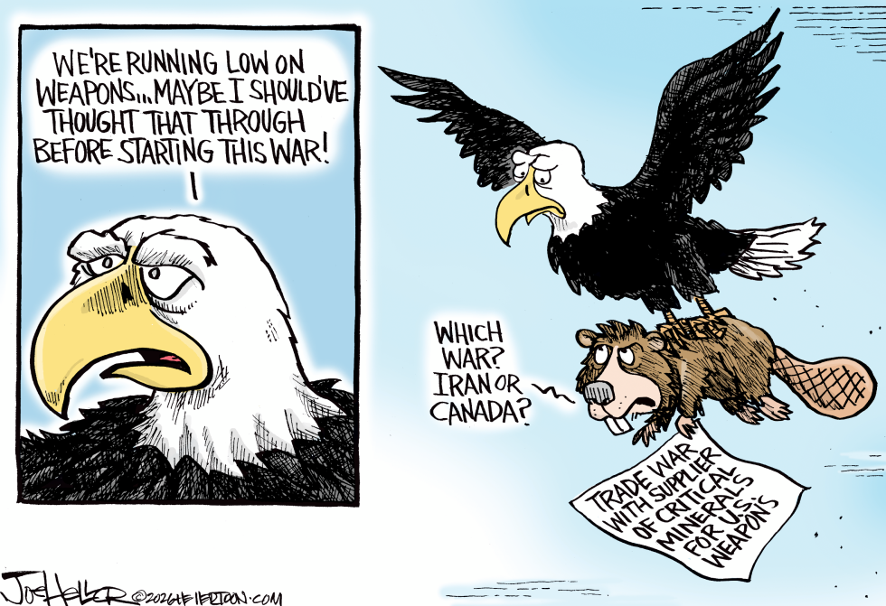 Eagle Questions Canada Trade War Amid Iran Tensions