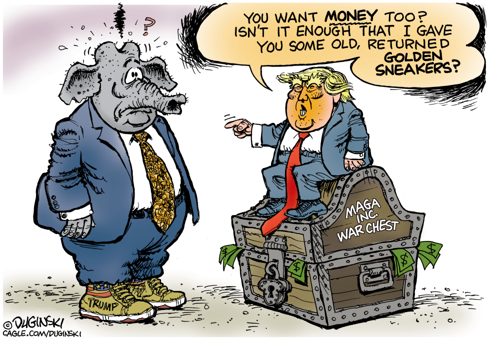 Trump Hoards Massive War Chest from Fellow Republicans