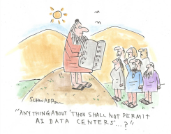 MOSES SEEKS AI DATA CENTER RULE by Harley Schwadron