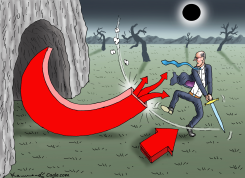 MERZ FIGHTS THE AFD DRAGON by Marian Kamensky