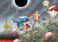 HAPPY DEVILS HELP THE GERMAN AFD by Marian Kamensky