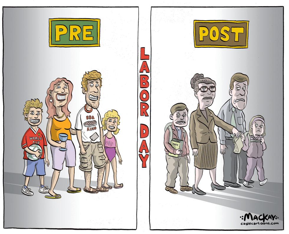 Labor Day Signals Shift From Summer Leisure To School And Work