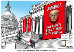 TRUMP TRADE WAR WITH CANADA GOES BACK TO 1984 by R.J. Matson