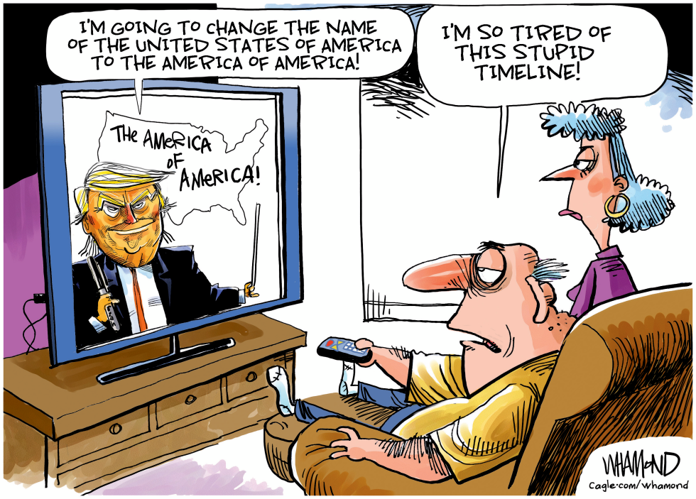 Trump Floats Renaming the Country America of America