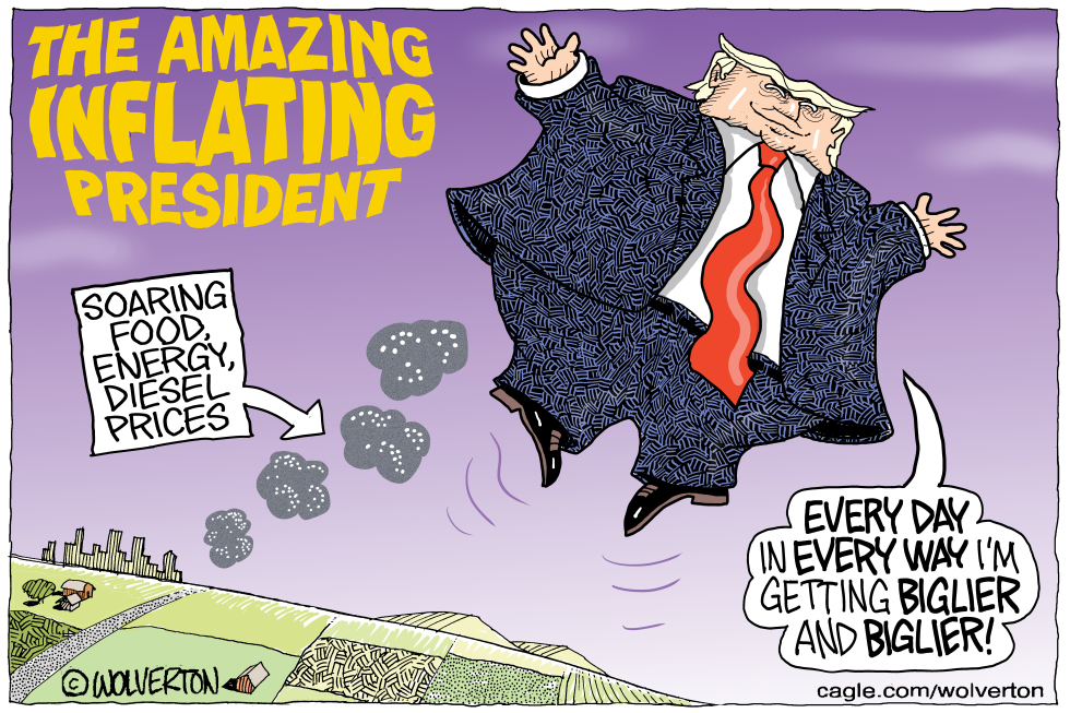 Trump Expands as Food and Energy Prices Climb