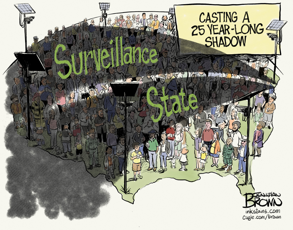 Surveillance state casts long shadow over civil liberties and privacy in post-9/11 America.