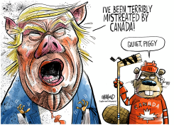 TRUMP ACCUSES CANADA OF MISTREATMENT by Dave Whamond