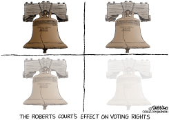 ROBERTS COURT ERASING THE VOTING RIGHTS ACT by Paul Duginski