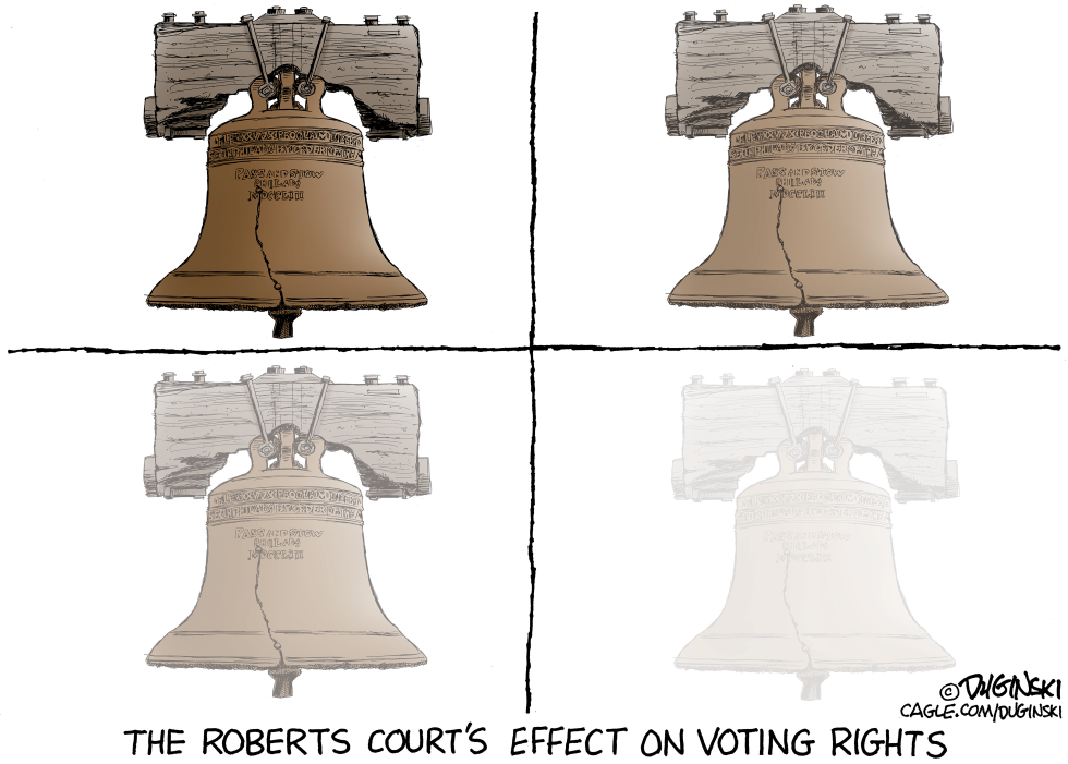 Roberts Court rulings steadily weaken Voting Rights Act protections