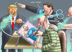 GERMAN CARTOONIST by Marian Kamensky