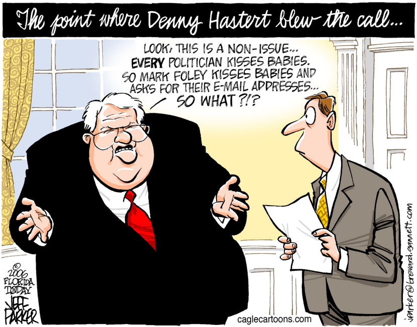 Hastert Blows the Call COLOR CORRECTED