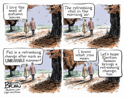 ELECTION SEASON HOPES FOR CHANGE by Jonathan Brown
