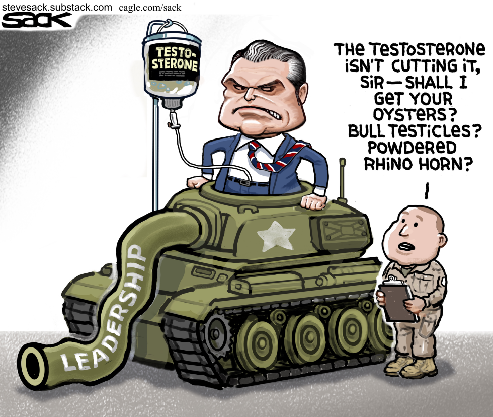 Hegseth pushes testosterone fixes for military leadership shortfalls