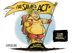 TRUMP MAKES MOUNTAIN OUT OF NJ VOTER MOLEHILL by John Cole