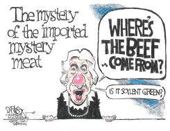 IMPORTED MYSTERY MEAT by John Darkow