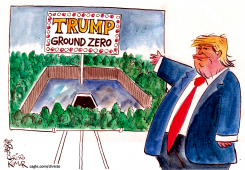 TRUMP BRANDS GROUND ZERO by Christo Komarnitski