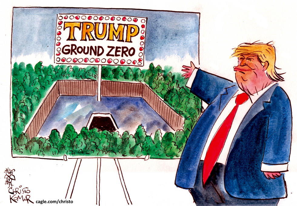 Trump Pushes Branding for Ground Zero Memorial