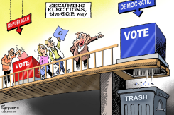 SECURING ELECTIONS THE GOP WAY by Paresh Nath