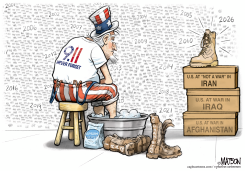 WEARY UNCLE SAM IS NOT READY FOR ANOTHER FOREVER WAR by R.J. Matson