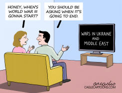ONGOING CONFLICTS IN UKRAINE AND MIDDLE EAST by Arcadio Esquivel