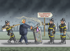 TRUMP'S SPEECH UNWANTED by Marian Kamensky