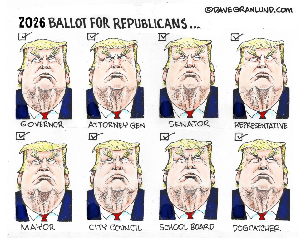 2026 midterm Ballot for Republicans