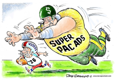 SUPER PAC ADS 2026 by Dave Granlund