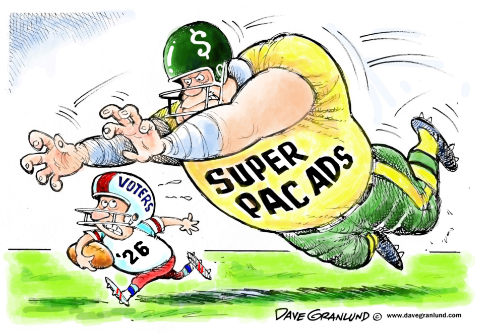 Super PAC ads crowd out voters in election season
