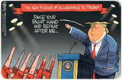 TRUMP PLEDGE by Rick McKee