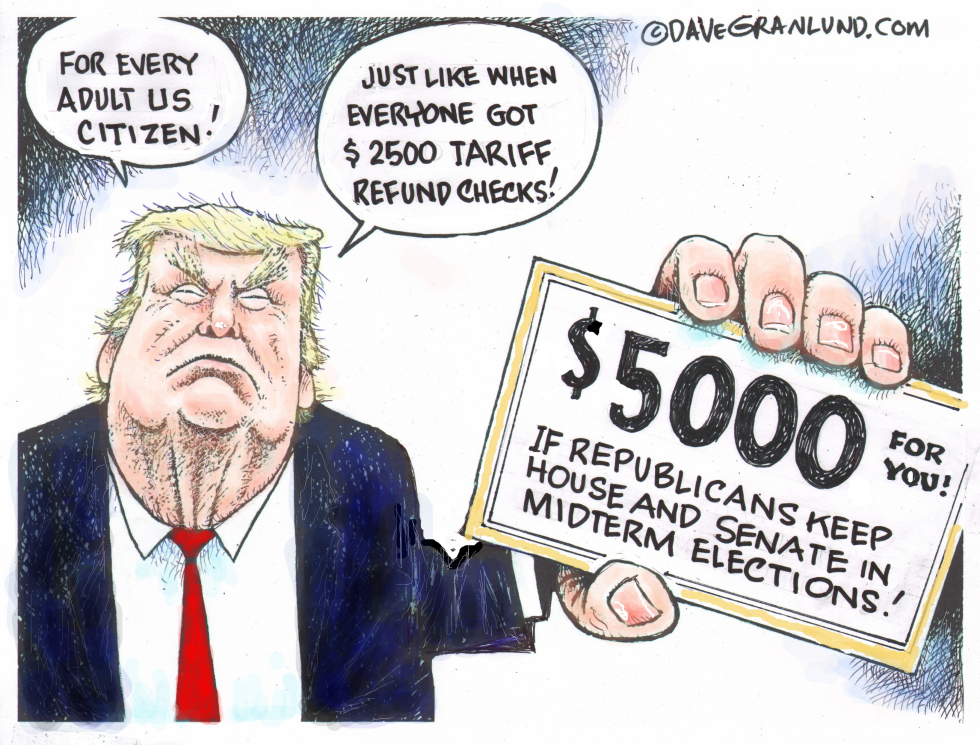 Trump $5000 bribes for Midterms