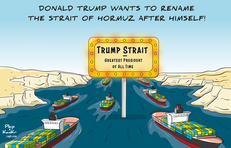 Trump Proposes Renaming Strait of Hormuz After Himself
