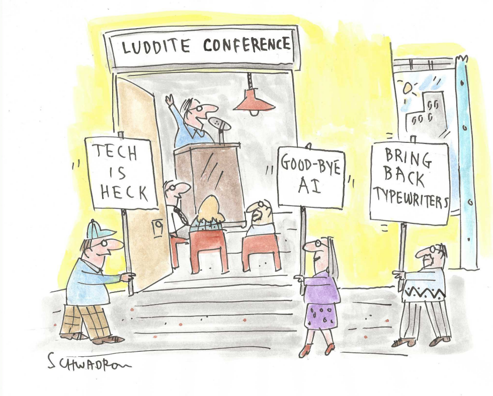 Luddites Rally Against AI at Technology Conference