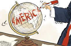 TRUMP RENAMES THE WORLD by Jeff Koterba