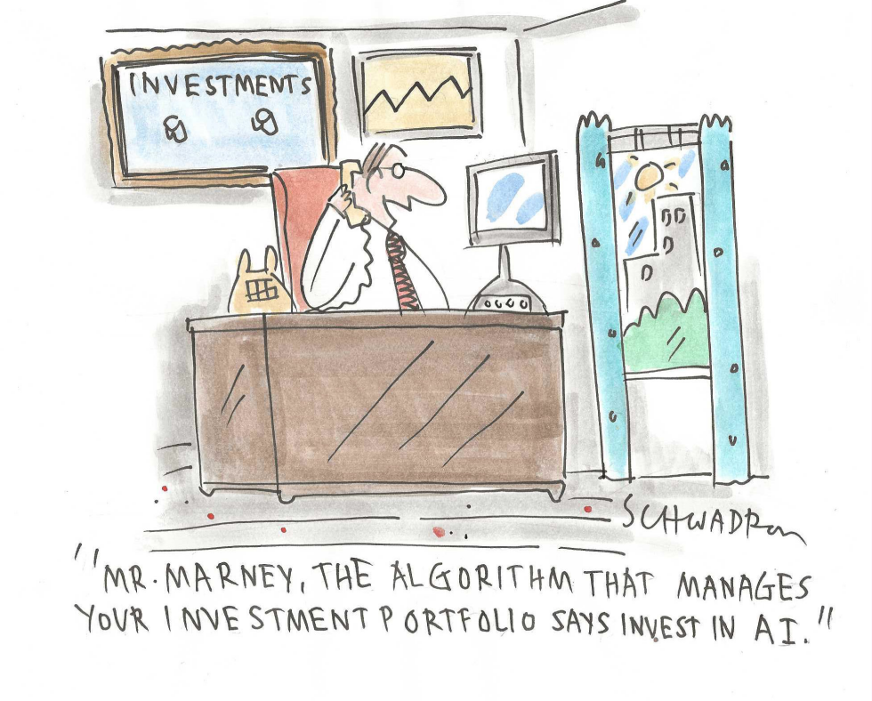 Algorithms Managing Portfolios Steer Clients Toward AI