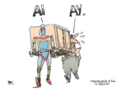 AI ADDS TO WORKER STRAIN by Becs