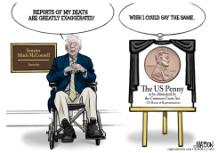 MITCH MCCONNELL RETURNS TO THE SENATE FLOOR by R.J. Matson
