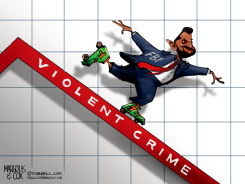 VIOLENCT CRIME DOWN by Margolis & Cox