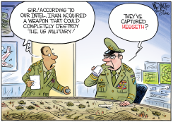 THE HEGSETH BOMB by Christopher Weyant