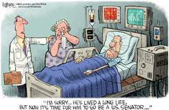 GERIATRIC SENATORS by Rick McKee