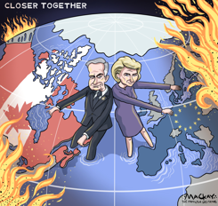 CANADA AND THE EU DRAW CLOSER TOGETHER by Graeme MacKay