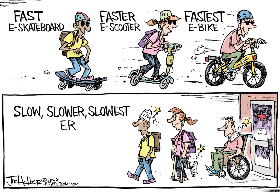 Faster electric personal vehicles tied to rising injury severity
