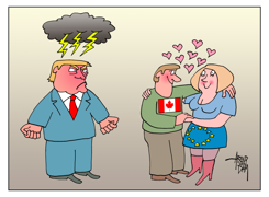 CANADA & EU by Arend van Dam