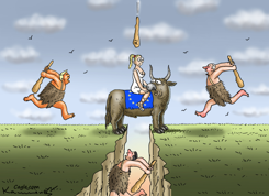 NEANDERTAL AI HELPS NEANDERTAL DICTATORS by Marian Kamensky