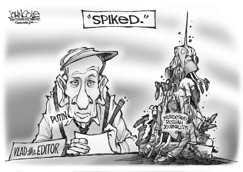 Putin and murdered journalists