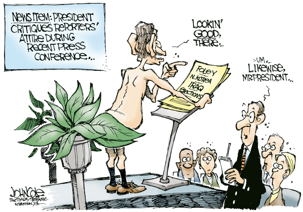 Bush attire -- color